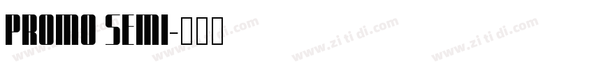 Promo Semi字体转换